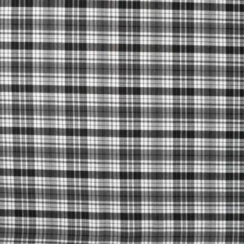 Polyester-Webware Karo in Schwarz/Weiß, Meterware im Detail
